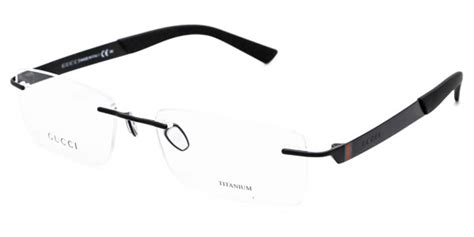 Gucci GG2239 PDE Glasses Black Smoke Opal